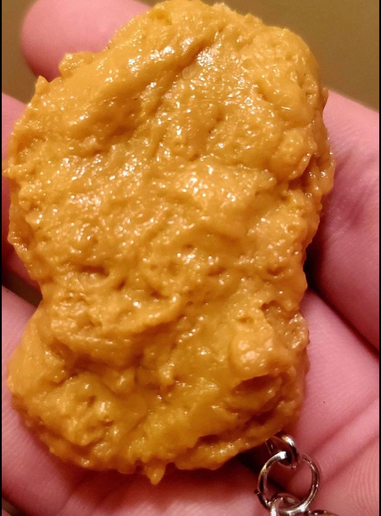 π Chicken Nugget Keychain. chicken nugget tasty gift holiday vehicle car, home office