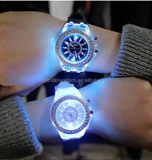 LED Men and Women Watch. Great Watch, Perfect gift, Also for Kids, holidays, Parties, Geneva, Toys.