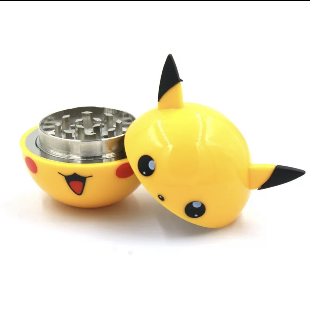 Pika Pokeball Grinder For Herbs and Spices - Pika gift catchem kitchen. Crusher