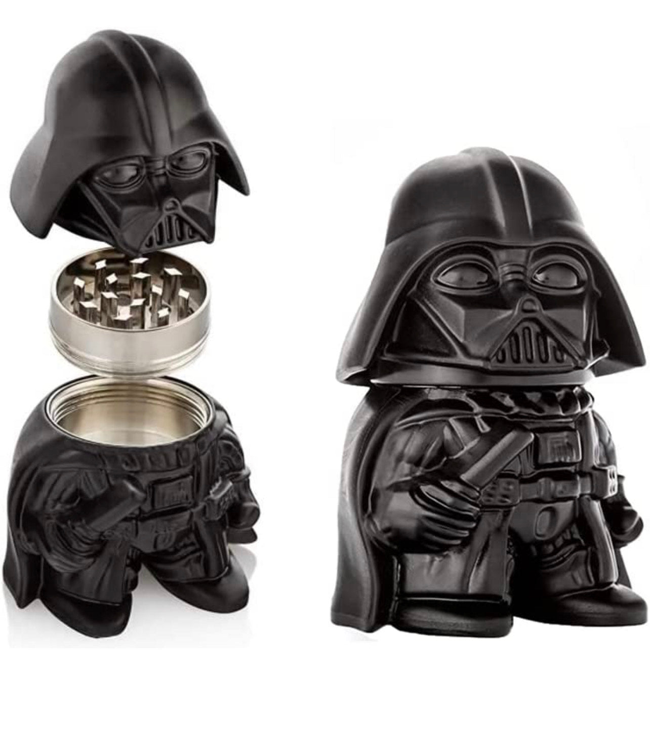 Vader Grinder, Grinder, herbs and spice Grinder, coffee grinder. The Force, Jedi. BB8 Death Star. Crusher